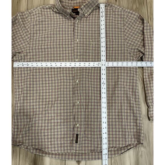 Timberland Long Sleeve Plaid Shirt Men’s Size 2XL - Picture 2 of 7